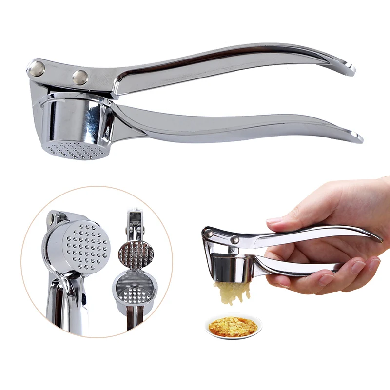 Kitchen Gadgets Garlic - Multifunctional Garlic Press Crusher Labor Saving