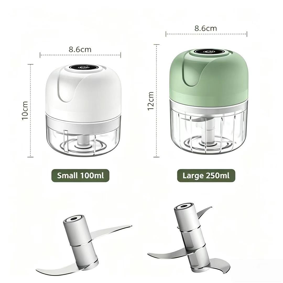 Kitchen Gadgets Machine - 23W USB Rechargeable Electric Garlic Chopper
