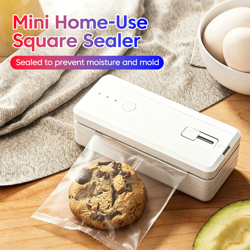 Kitchen Gadgets Machine - Magnetic Rechargeable Mini Heat Bag Sealer