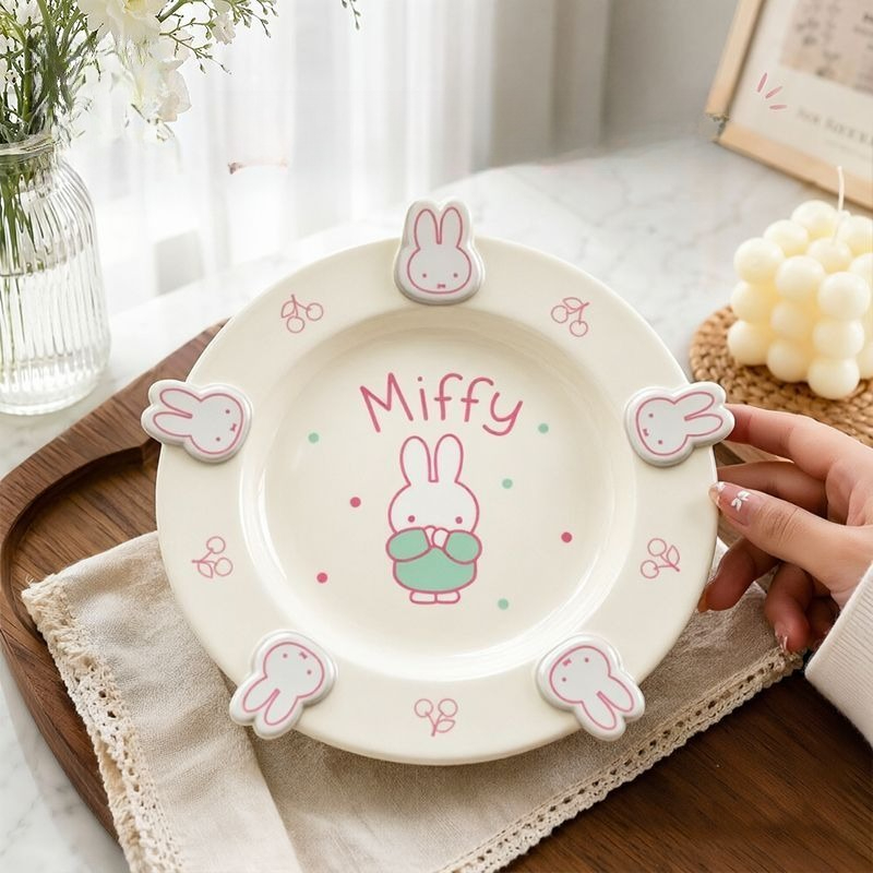 Kitchen Gadgets Aliexpress - Anime Miffy Dinner Plate Ceramic Kitchen