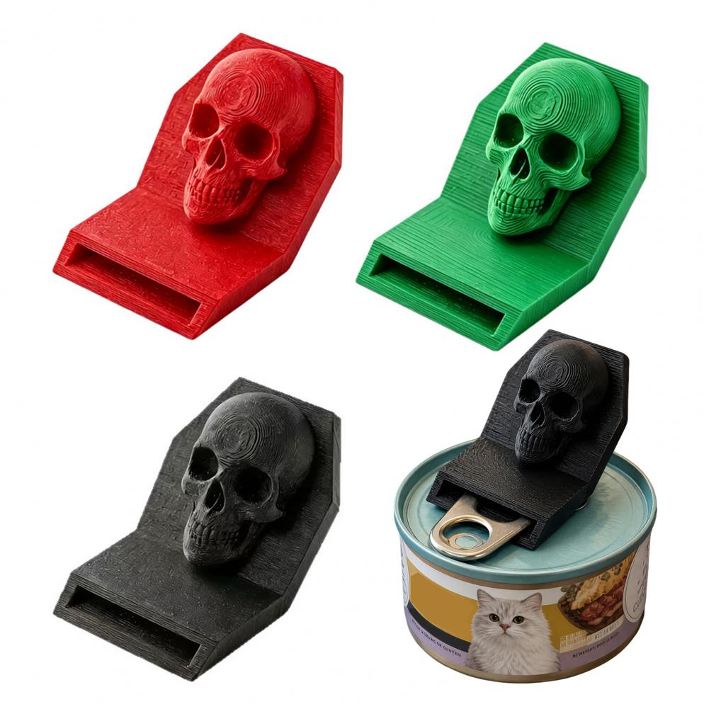 Kitchen Gadgets To Gift - Manual Opener Gothic Skull Opener 3d