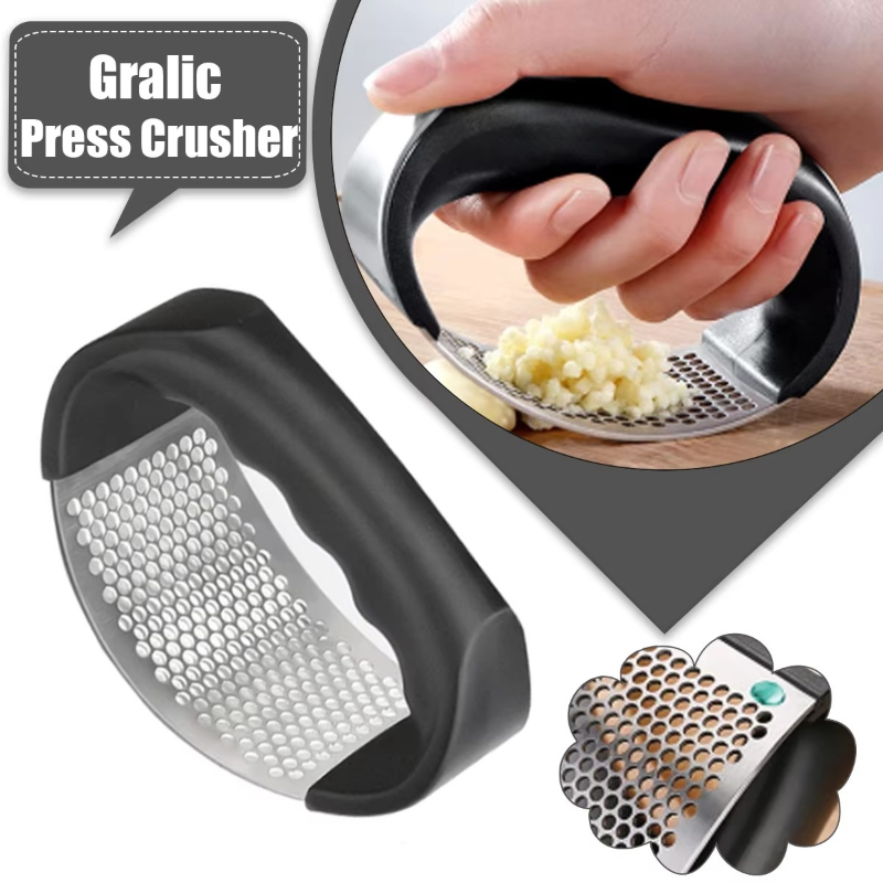 Kitchen Gadgets Garlic - 1/6pcs Stainless Steel Garlic Press Crusher