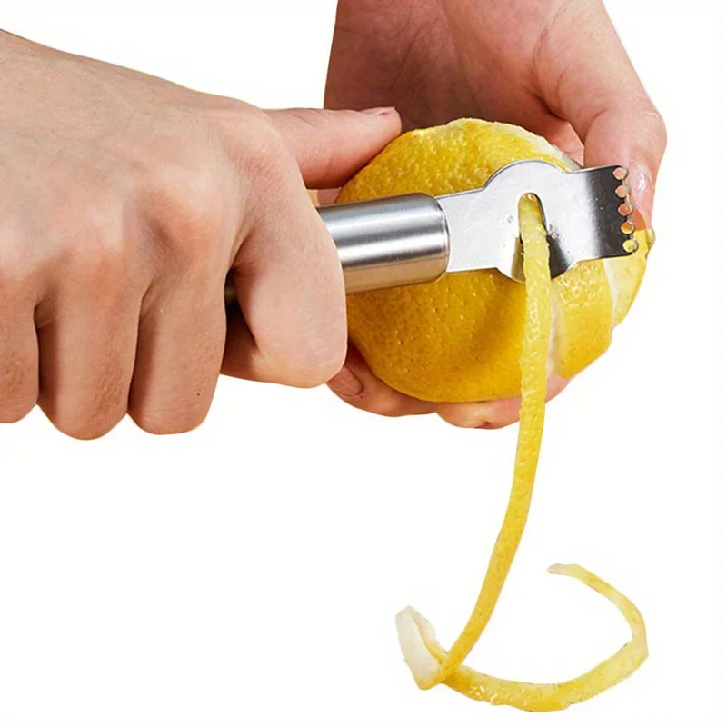 1pc Lemon Zester Grater Stainl - Household Kitchen Gadgets Vegetable Cutter Silk Cutter ulasan dan harga