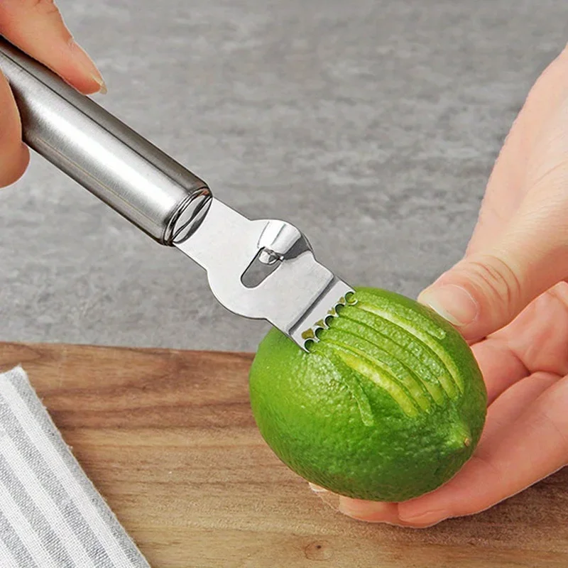 1pc Lemon Zester Grater Stainl - Household Kitchen Gadgets Vegetable Cutter Silk Cutter ulasan dan harga
