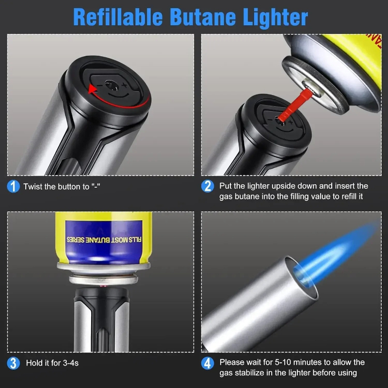 Metal Pen-Style Torch Lighter  - Kitchen Gadgets To Gift ulasan dan harga