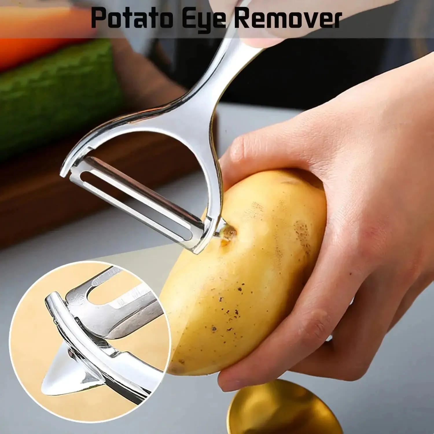 1PC Stainless Steel Vegetable  - Household Kitchen Gadgets Vegetable Cutter Silk Cutter ulasan dan harga