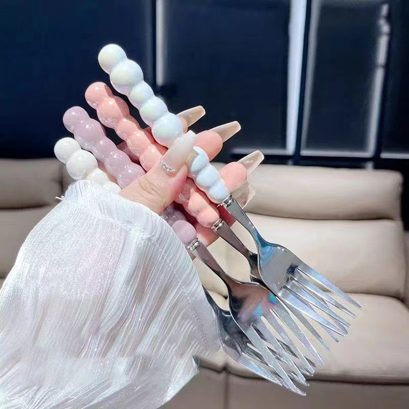 Pearl Handle Fork For Dessert  - Kitchen Gadgets Pasta ulasan dan harga