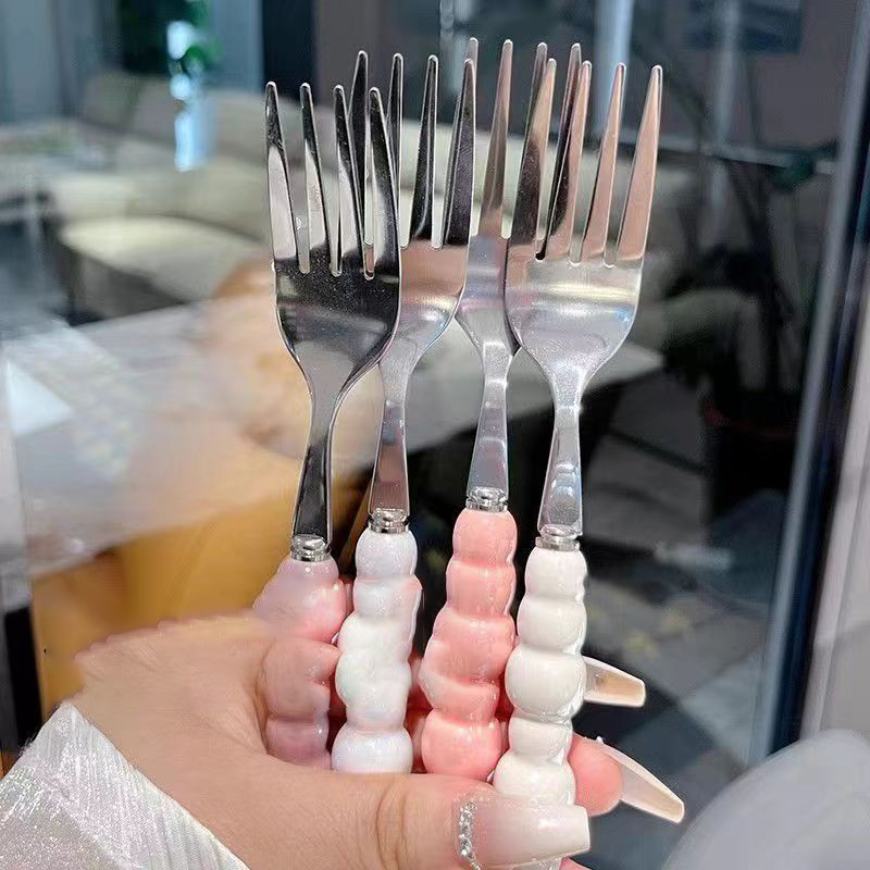 Pearl Handle Fork For Dessert  - Kitchen Gadgets Pasta ulasan dan harga
