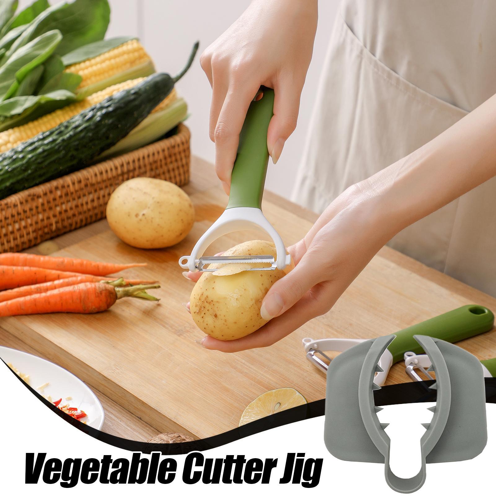 Non Slip Vegetable Cutter Jig  - Household Kitchen Gadgets Vegetable Cutter Silk Cutter ulasan dan harga