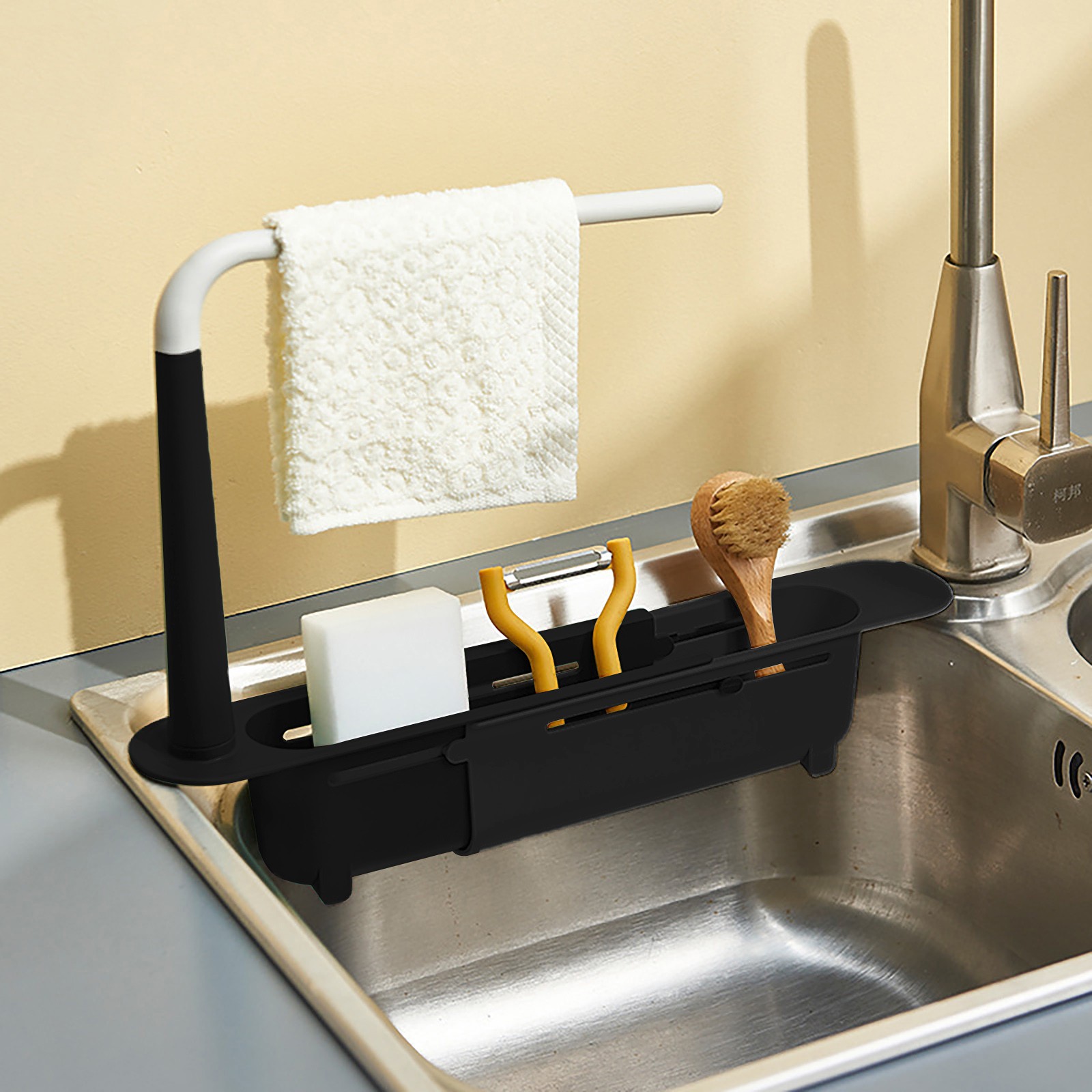 elescopic Sink Shelf Drainer R - Kitchen Gadgets Must Have ulasan dan harga