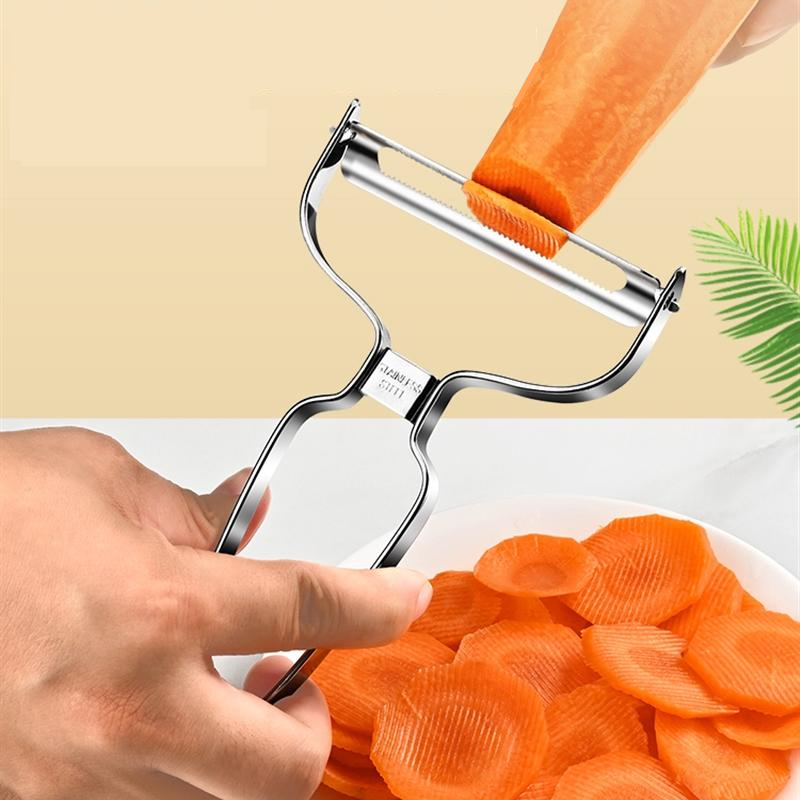 Stainless Steel Cabbage Grater - Household Kitchen Gadgets Vegetable Cutter Silk Cutter ulasan dan harga