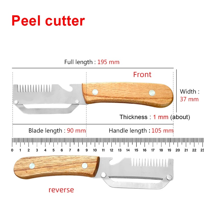 Multi-functional Peeler Stainl - Household Kitchen Gadgets Vegetable Cutter Silk Cutter ulasan dan harga