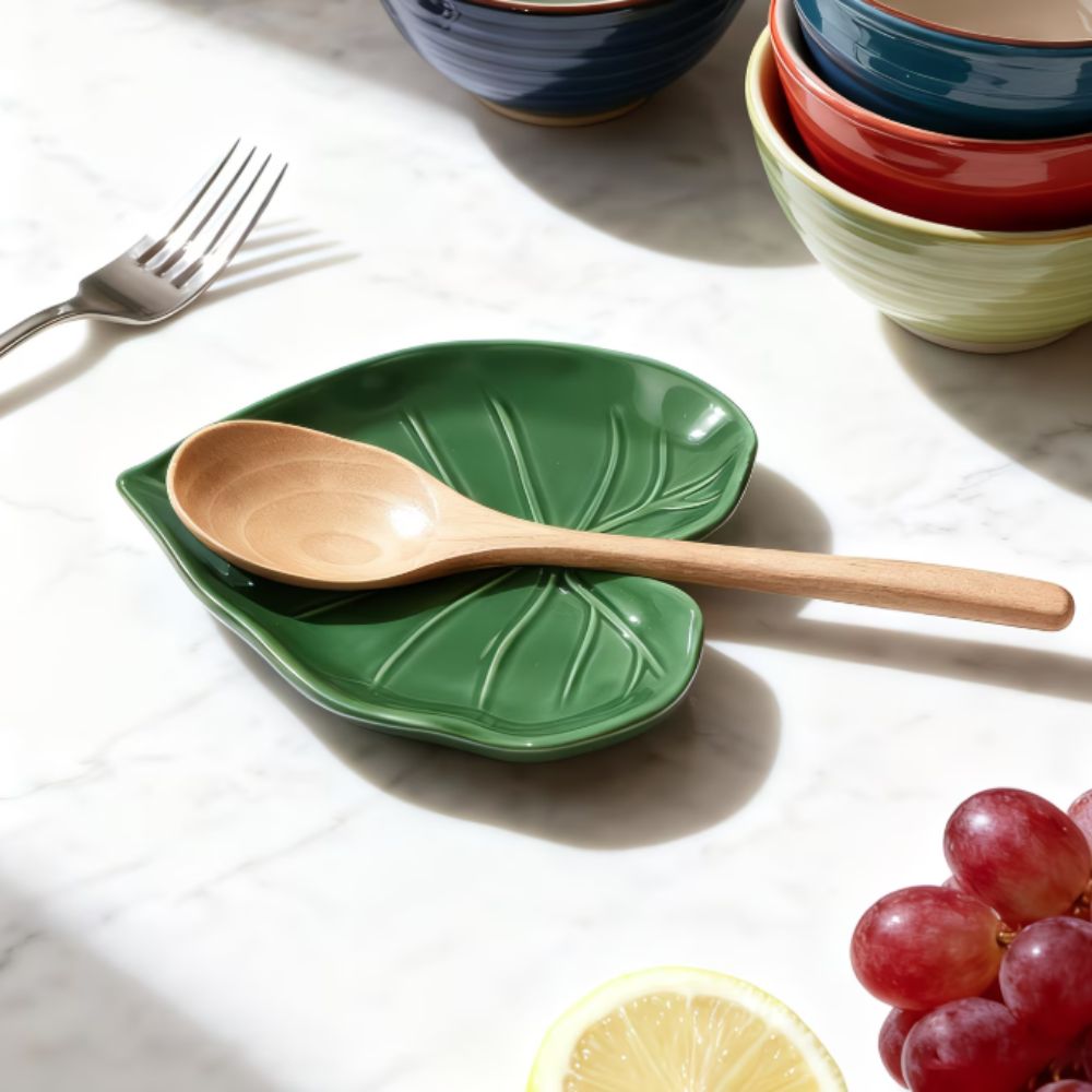 Kitchen Gadget Ceramic Leaf Sp - Kitchen Gadgets To Gift ulasan dan harga