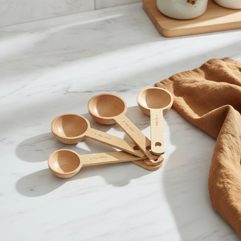 Wooden Measuring Spoon 7.5-45M - Kitchen Gadgets To Gift ulasan dan harga