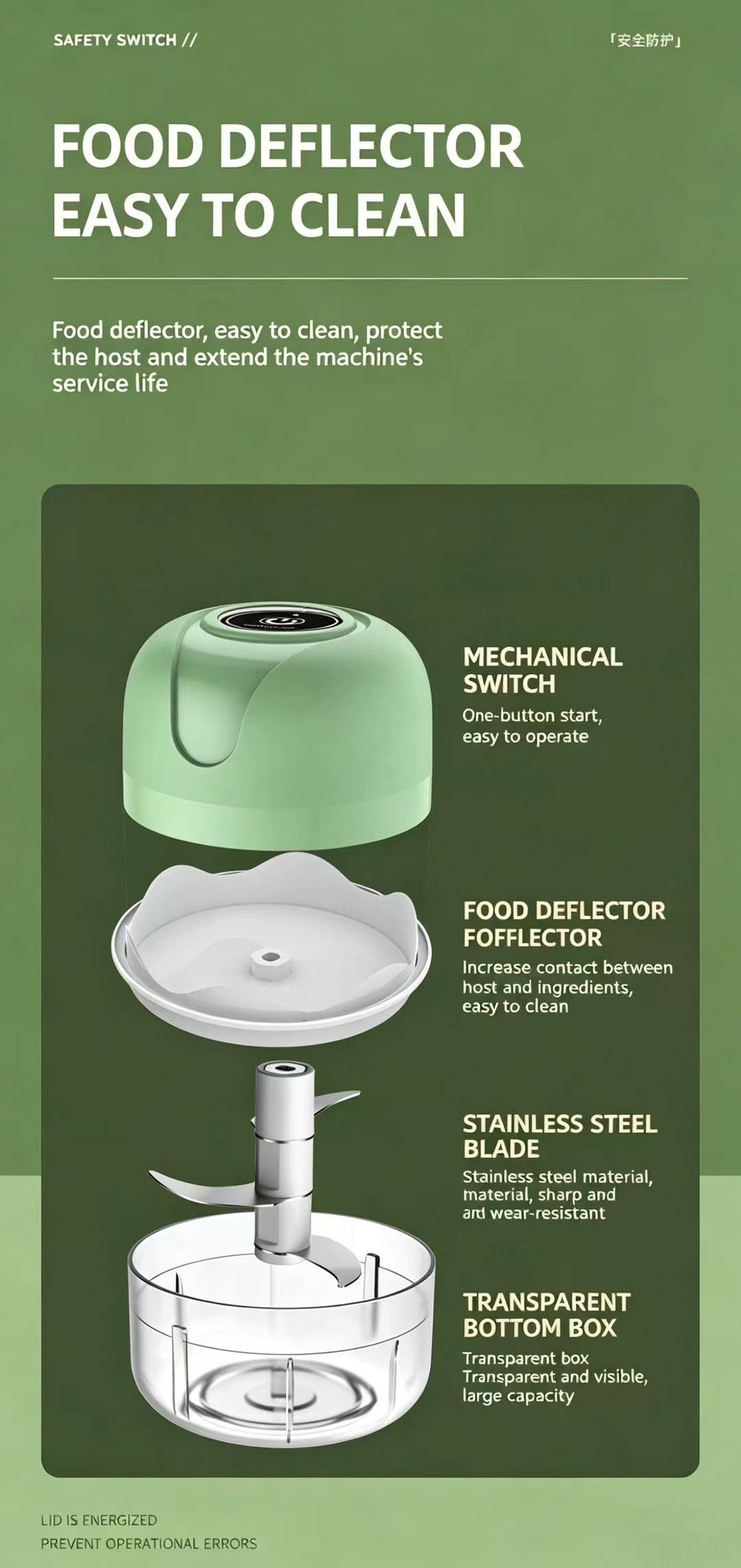 23W USB Rechargeable Electric  - Kitchen Gadgets Machine ulasan dan harga
