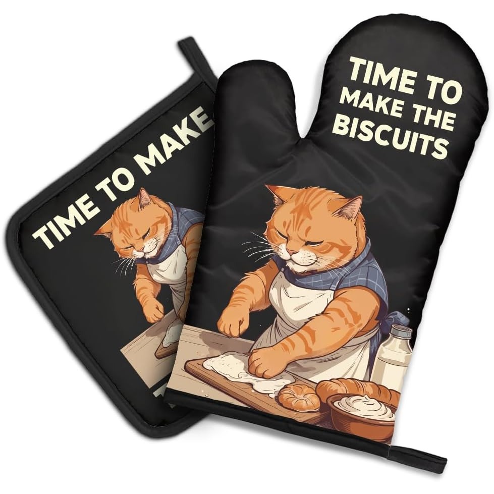 The Biscuits Funny Cat Oven Mi - Kitchen Gadgets For Mom ulasan dan harga