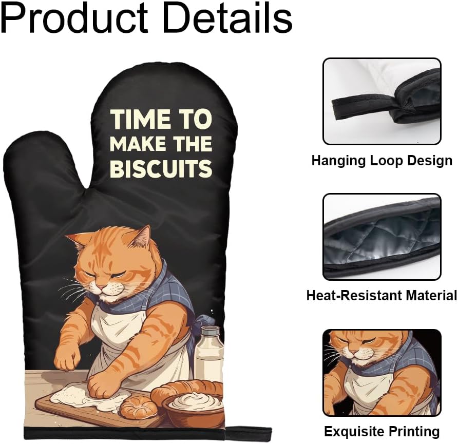 The Biscuits Funny Cat Oven Mi - Kitchen Gadgets For Mom ulasan dan harga