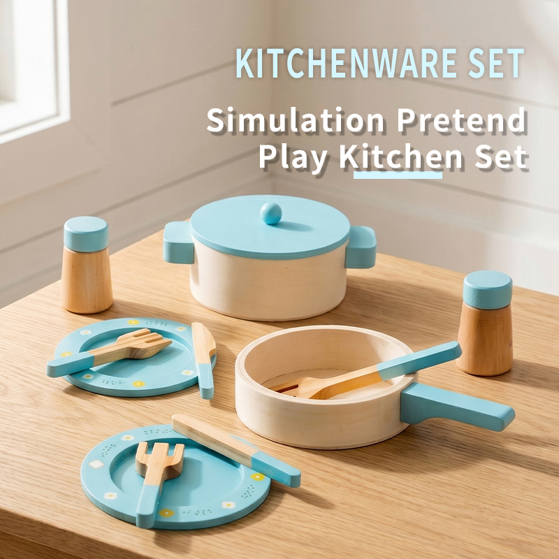 Wooden Kitchen Play Set for Ki - Kitchen Gadgets For Kids ulasan dan harga