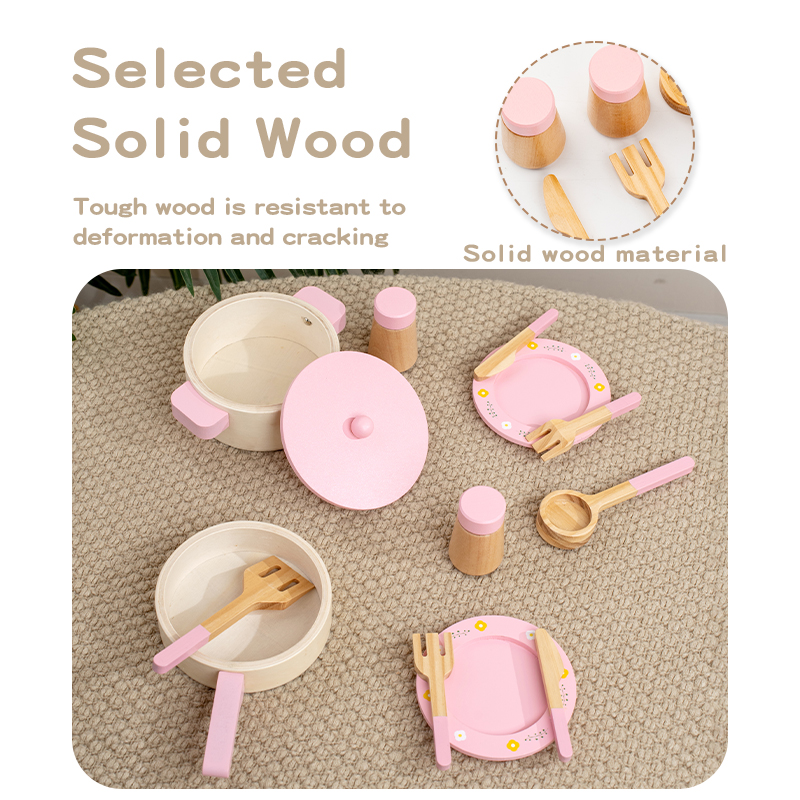 Wooden Kitchen Play Set for Ki - Kitchen Gadgets For Kids ulasan dan harga