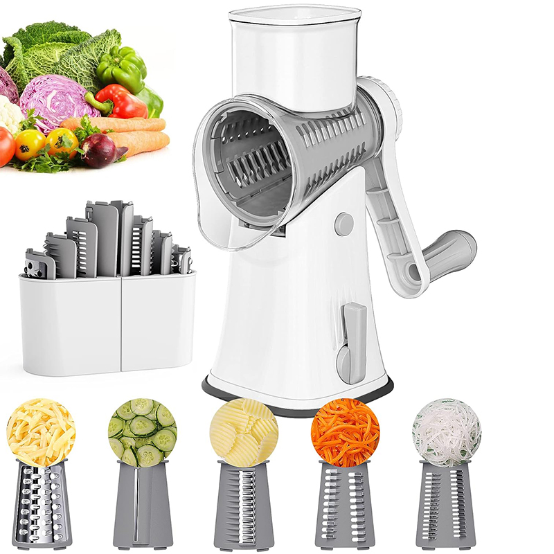 LMETJMA 5 in 1 Rotary Cheese G - Cheese Grater Box ulasan dan harga