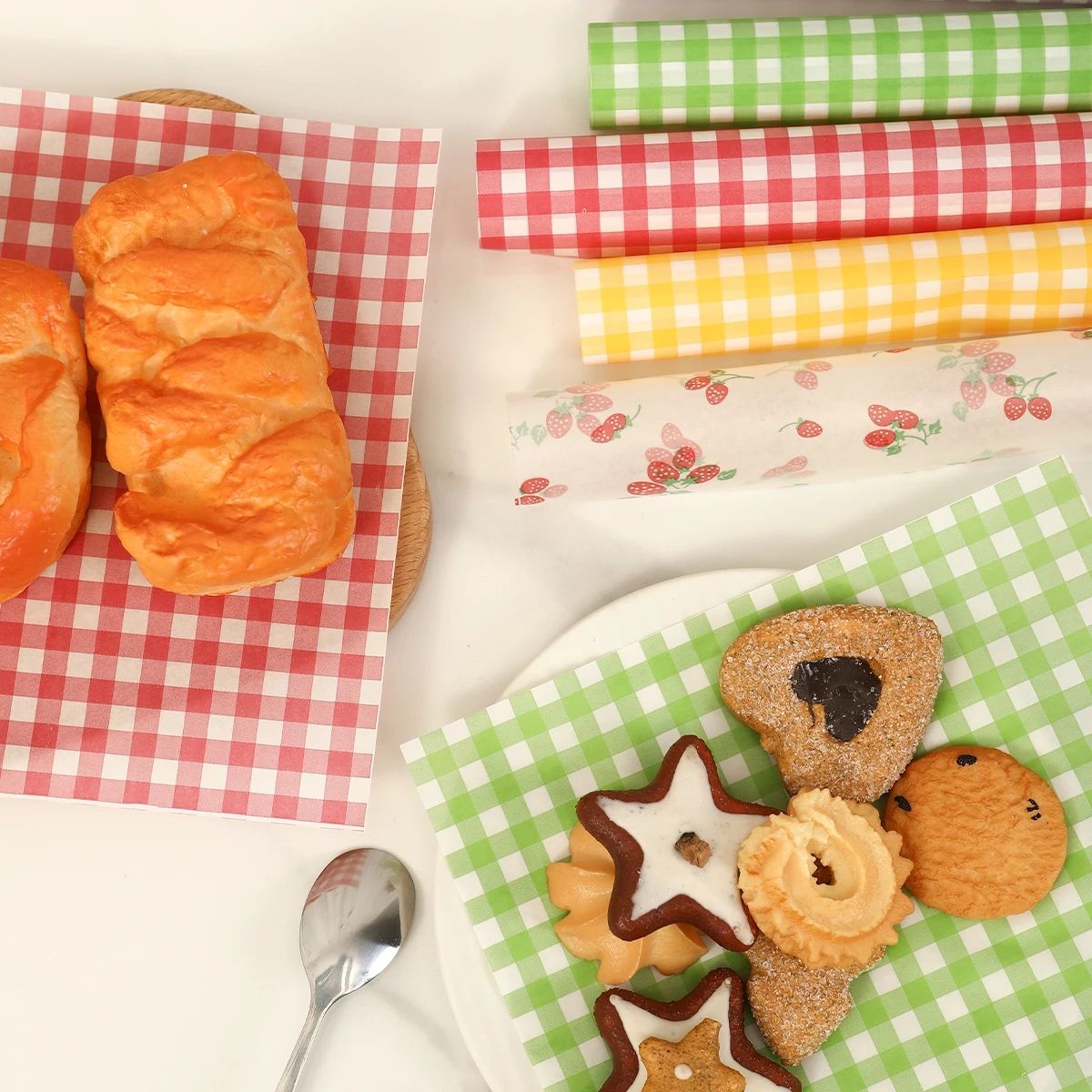 50Pcs Oilproof Wrapping Paper  - Kitchen Gadgets To Gift ulasan dan harga