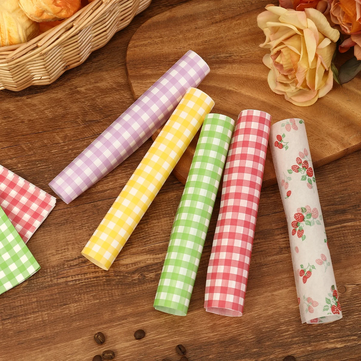 50Pcs Oilproof Wrapping Paper  - Kitchen Gadgets To Gift ulasan dan harga