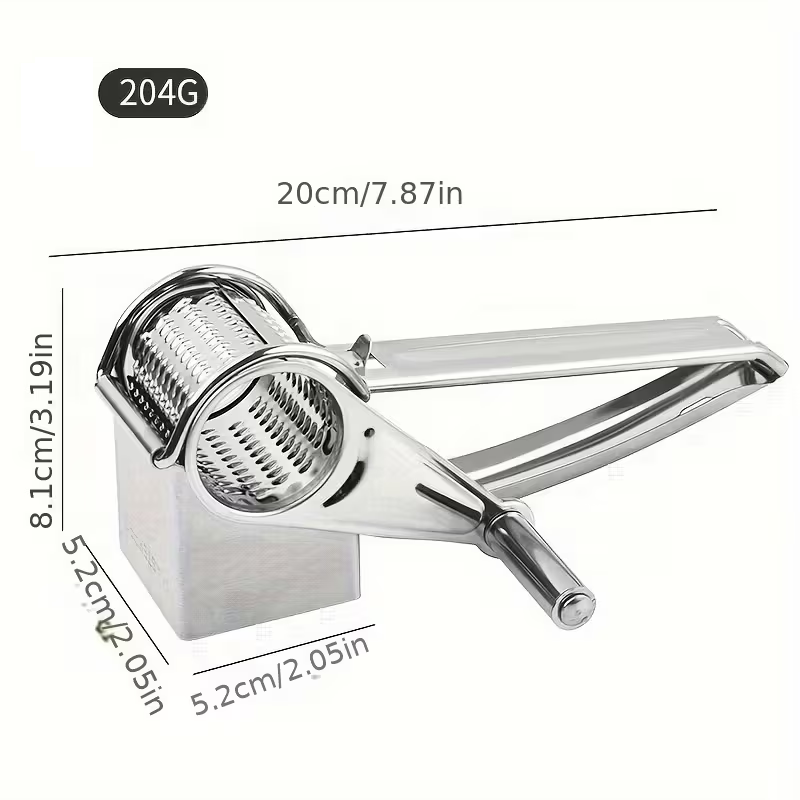 Rotary Cheese Grater, Stainles - Cheese Grater Box ulasan dan harga