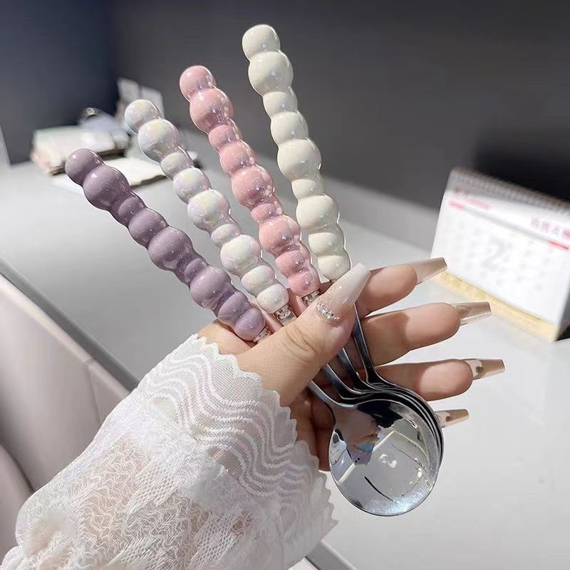 Pearl Handle Spoon Stainless S - Kitchen Gadgets Must Have ulasan dan harga
