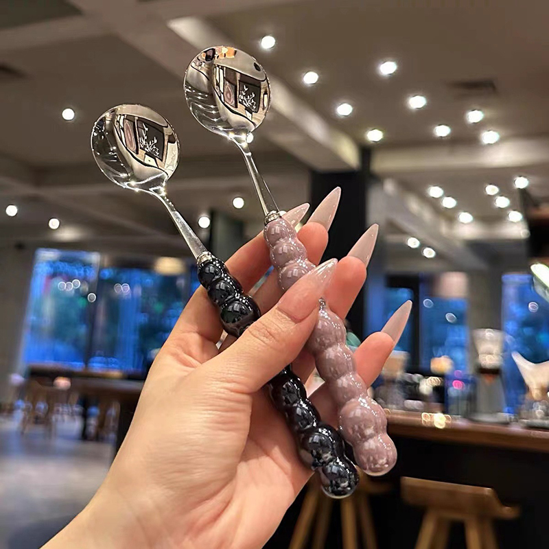 Pearl Handle Spoon Stainless S - Kitchen Gadgets Must Have ulasan dan harga