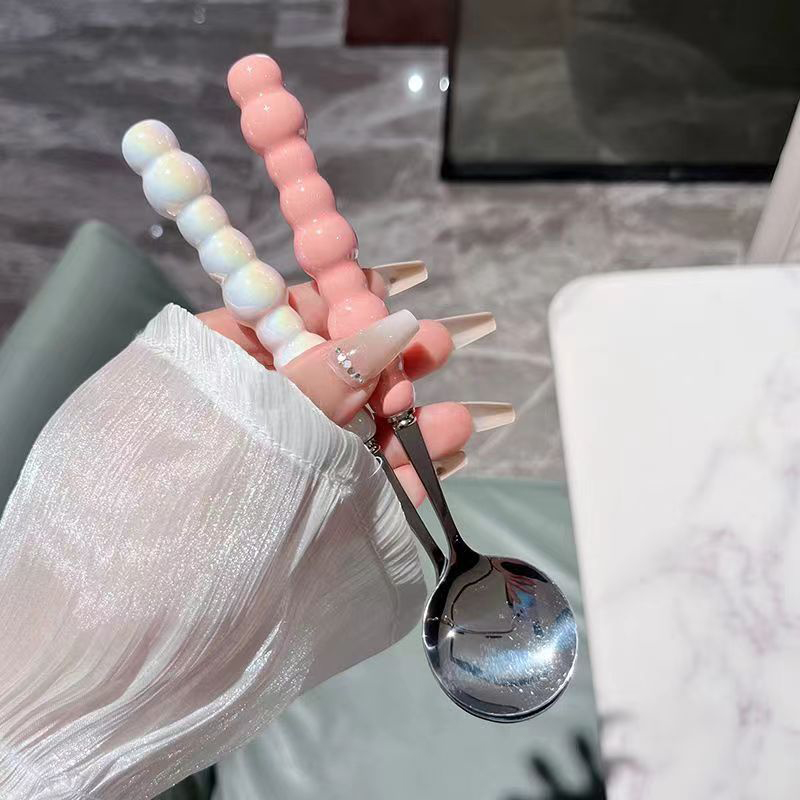 Pearl Handle Spoon Stainless S - Kitchen Gadgets Must Have ulasan dan harga