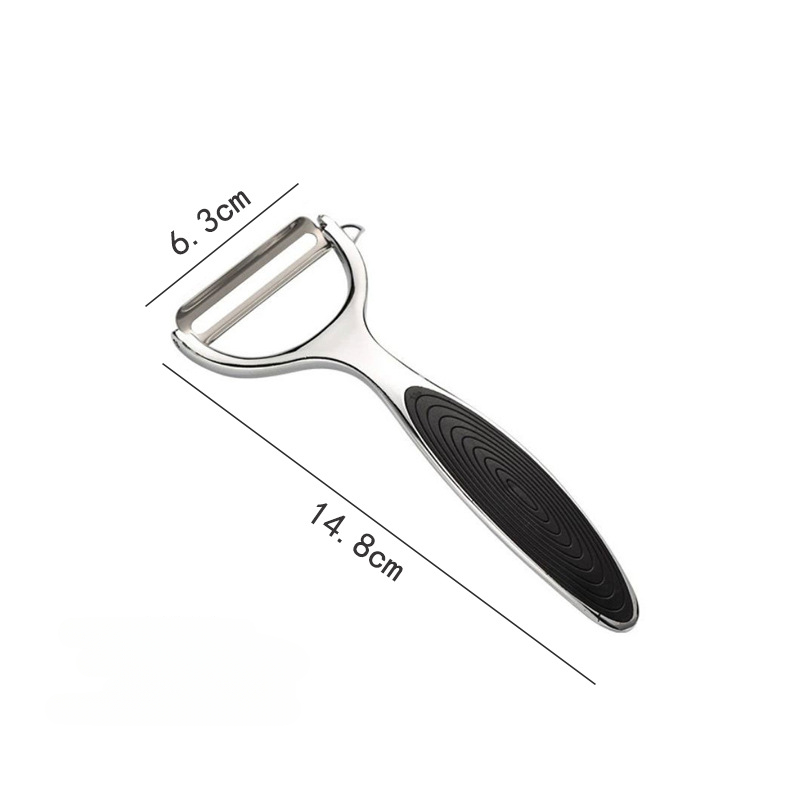 Stainless Steel Vegetable Peel - Household Kitchen Gadgets Vegetable Cutter Silk Cutter ulasan dan harga