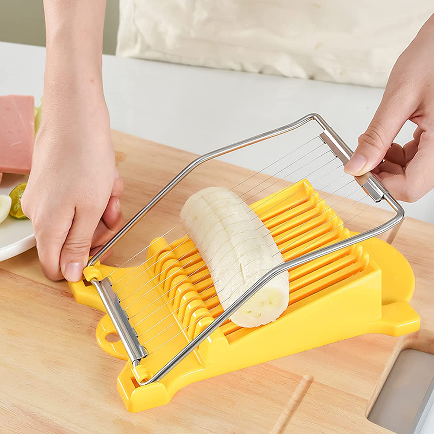 Luncheon Meat Egg Cutter Stain - Cheese Grater Box ulasan dan harga