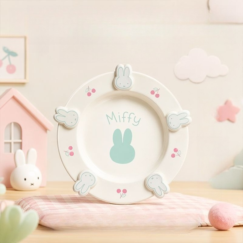 Anime Miffy Dinner Plate Ceram - Kitchen Gadgets Aliexpress ulasan dan harga
