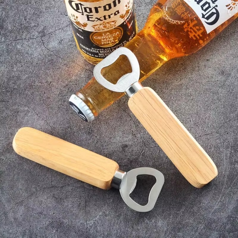 Stainless Steel Wooden Bottle  - Kitchen Gadgets To Gift ulasan dan harga