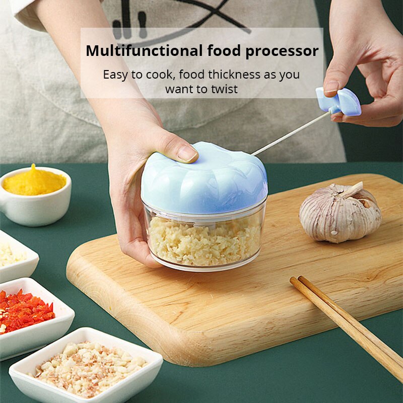 1pc Blue/Pink Manual Garlic Ma - Kitchen Gadgets Garlic ulasan dan harga