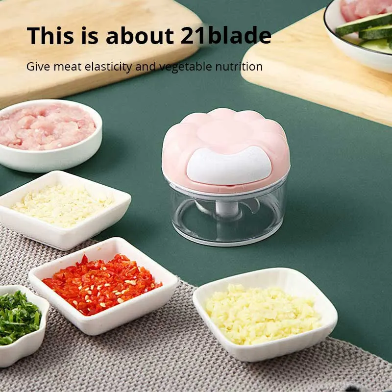 1pc Blue/Pink Manual Garlic Ma - Kitchen Gadgets Garlic ulasan dan harga