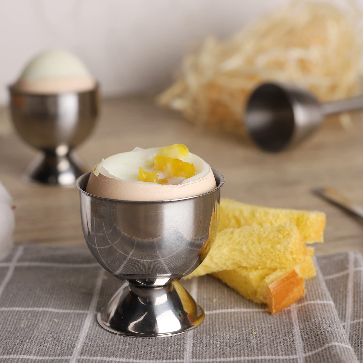 Stainless Steel Egg Cups Set H - Kitchen Gadgets To Gift ulasan dan harga