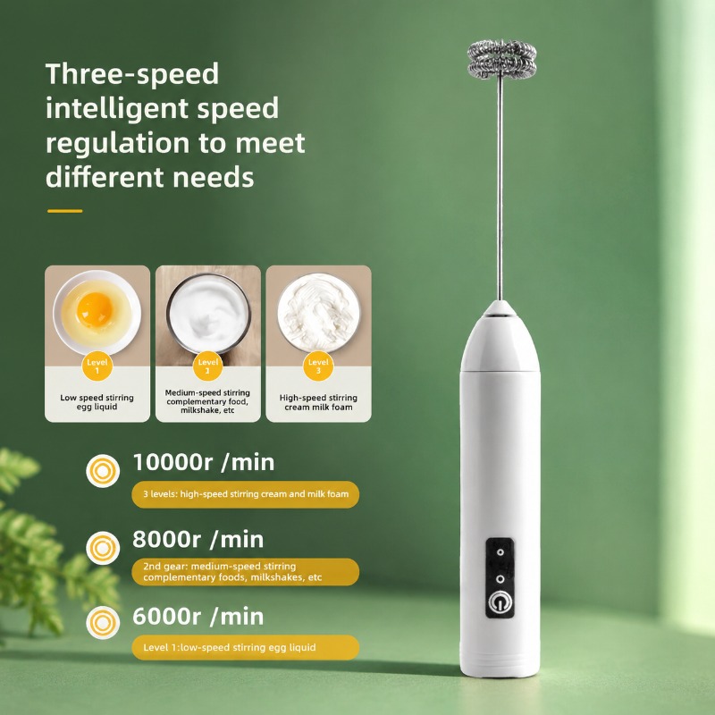 Electric Milk Frother + Egg Be - Kitchen Gadgets Must Have ulasan dan harga
