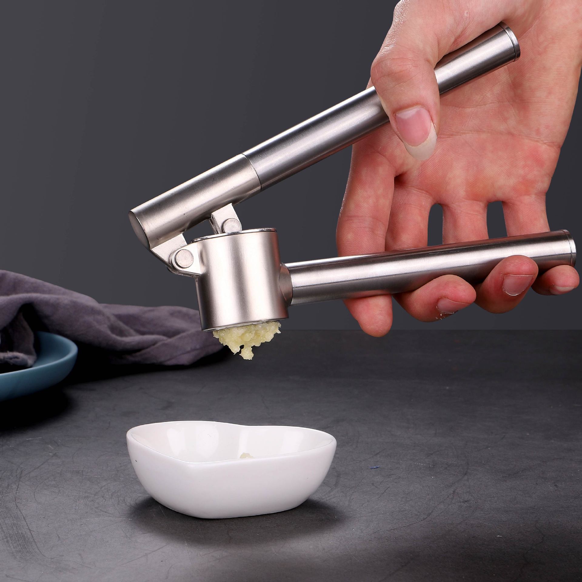Garlic Press Mincer Stainless  - Kitchen Gadgets Garlic ulasan dan harga
