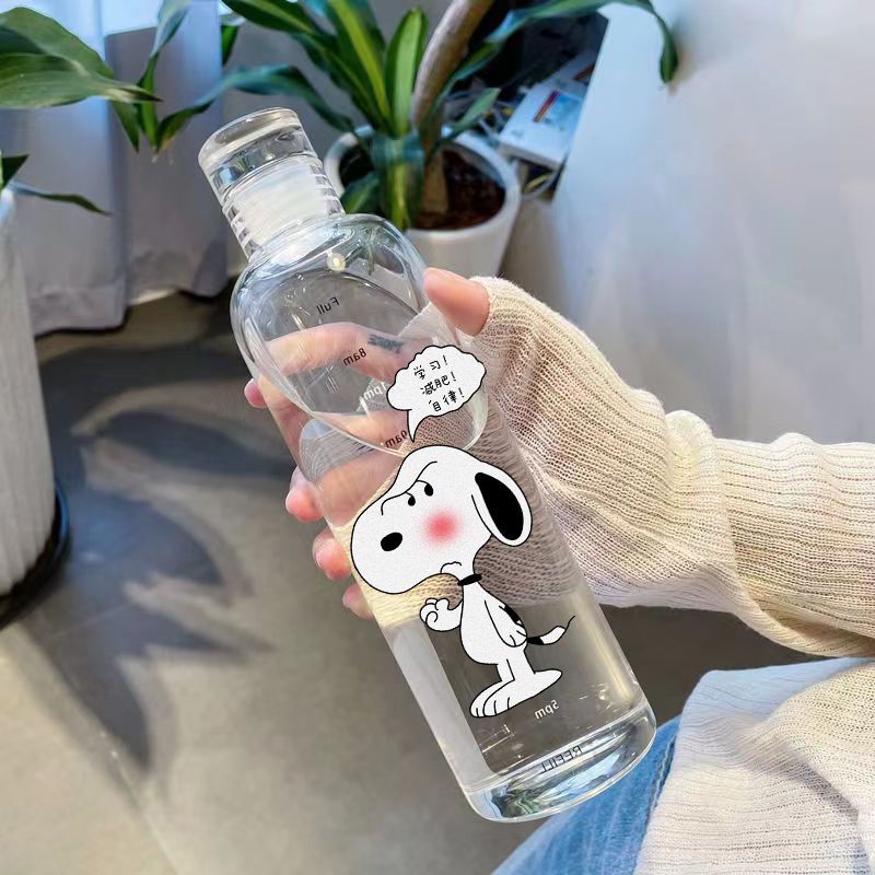 Snoopy Transparent Plastic Cup - Kitchen Gadgets Aliexpress ulasan dan harga