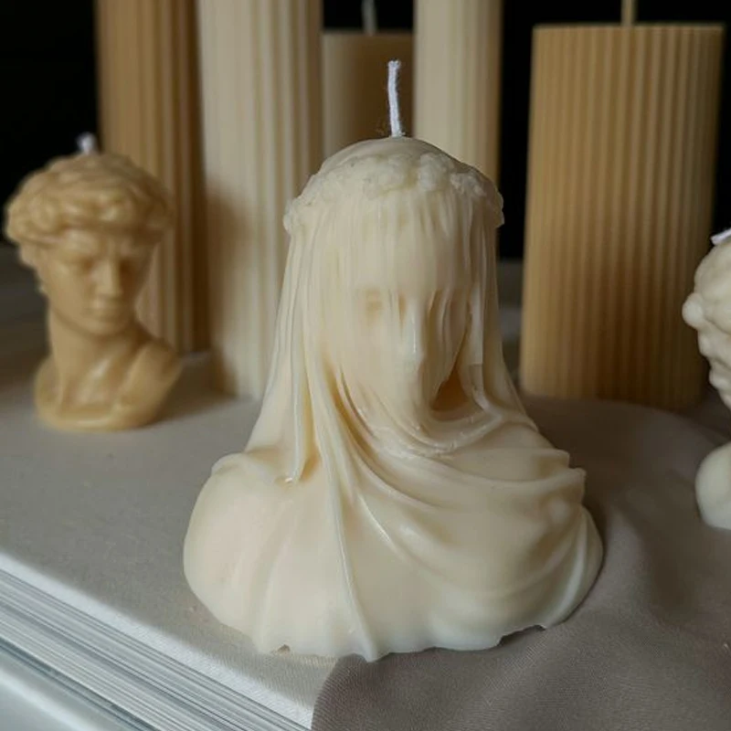 Veil Girl Candle Silicone Mold - Kitchen Gadgets For Mom ulasan dan harga