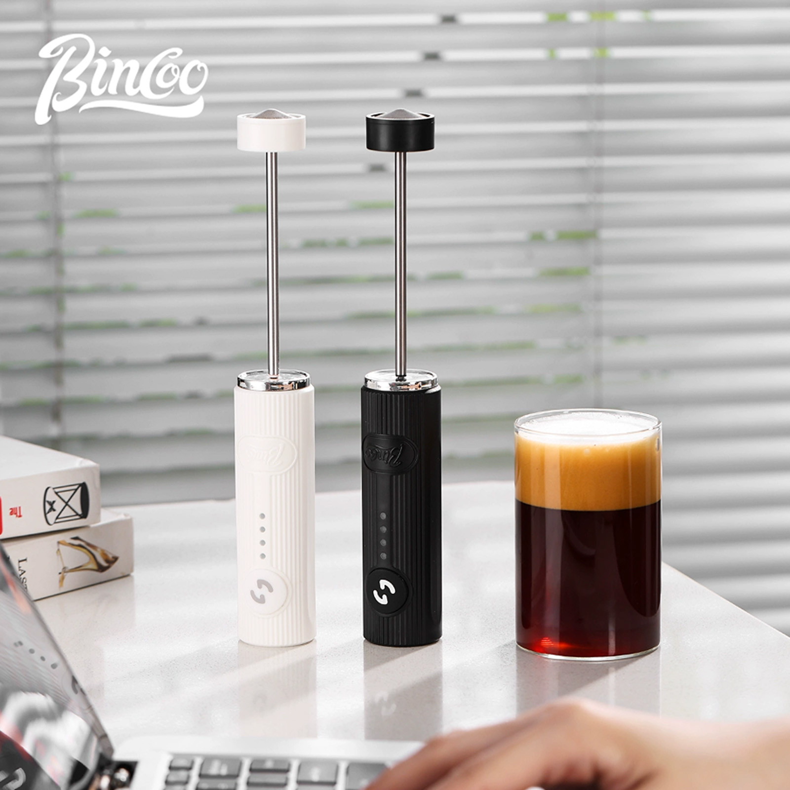 BINCOO Electric Coffee Frother - Kitchen Gadgets Must Have ulasan dan harga