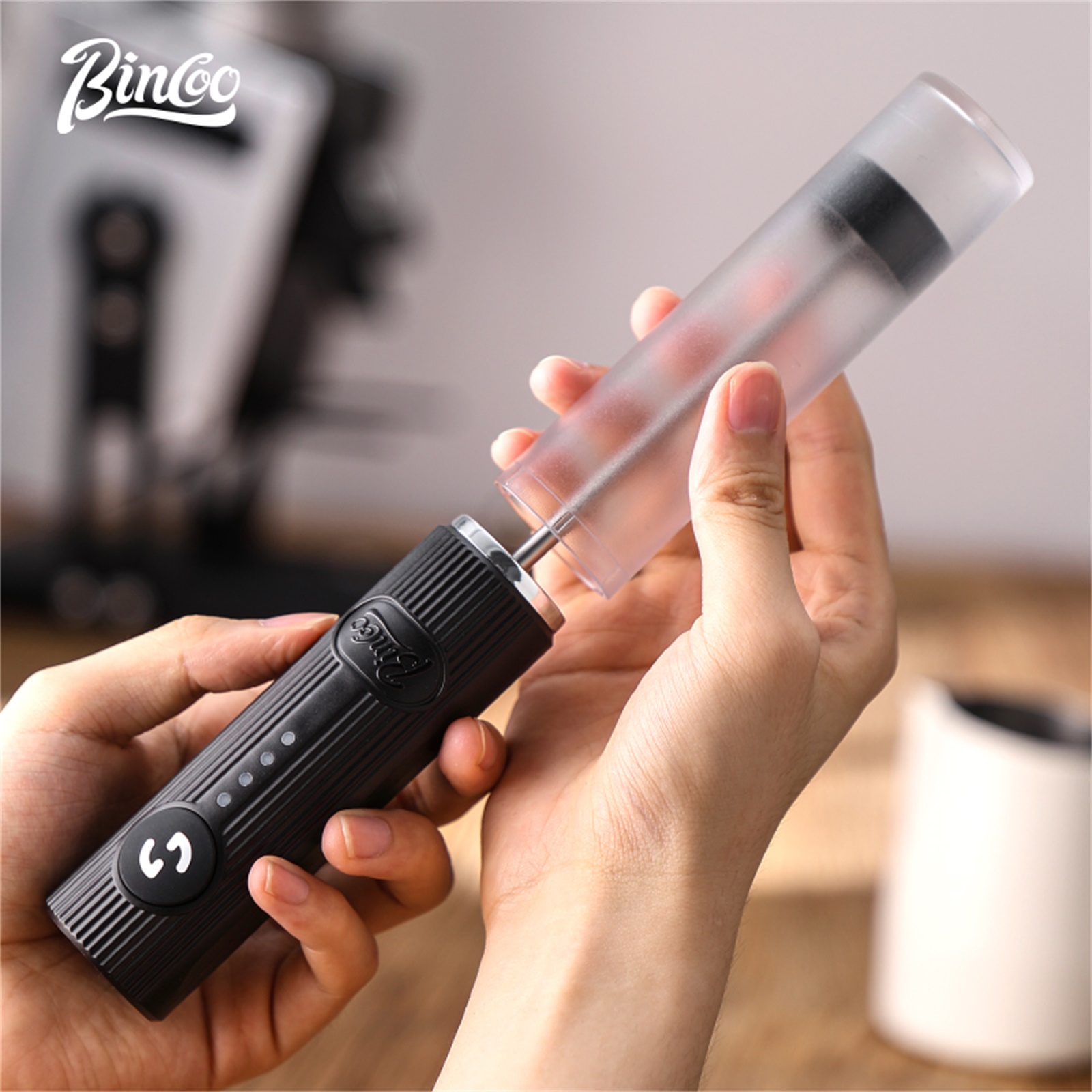 BINCOO Electric Coffee Frother - Kitchen Gadgets Must Have ulasan dan harga