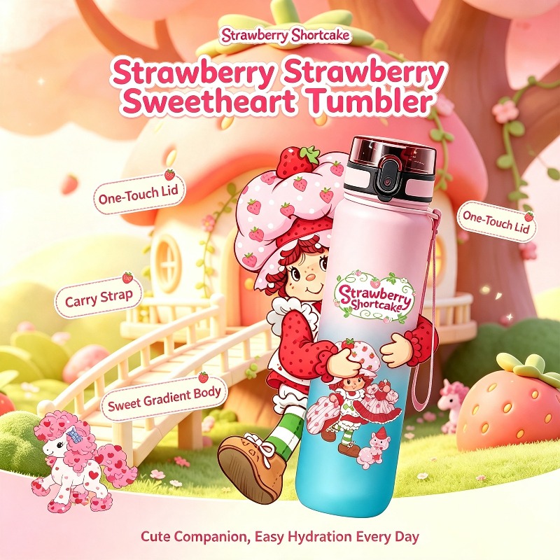 650ml Strawberry Shortcake Wat - Kitchen Gadgets Aliexpress ulasan dan harga