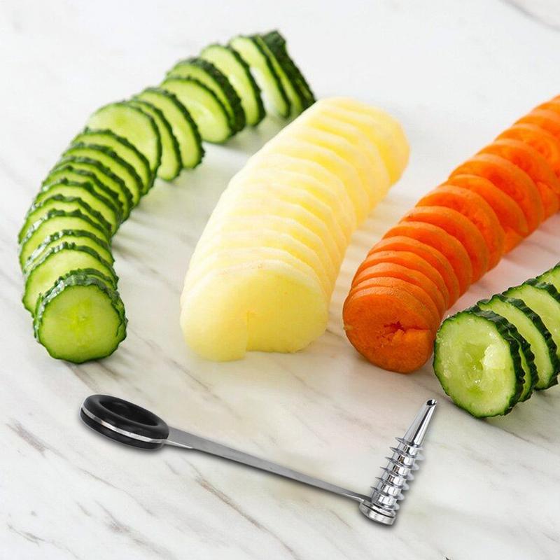 Spiral Slicer Blade Cucumber C - Household Kitchen Gadgets Vegetable Cutter Silk Cutter ulasan dan harga