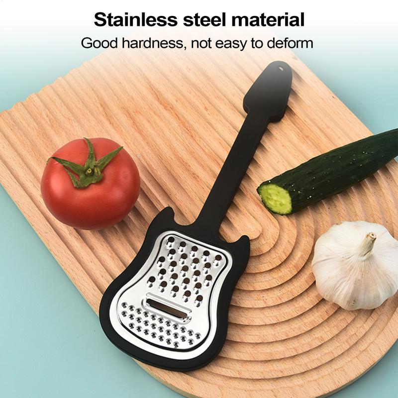 Guitar Shape Cheese Grater Mul - Household Kitchen Gadgets Vegetable Cutter Silk Cutter ulasan dan harga