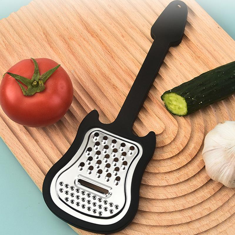 Guitar Shape Cheese Grater Mul - Household Kitchen Gadgets Vegetable Cutter Silk Cutter ulasan dan harga